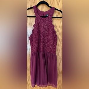 Maroon Dress